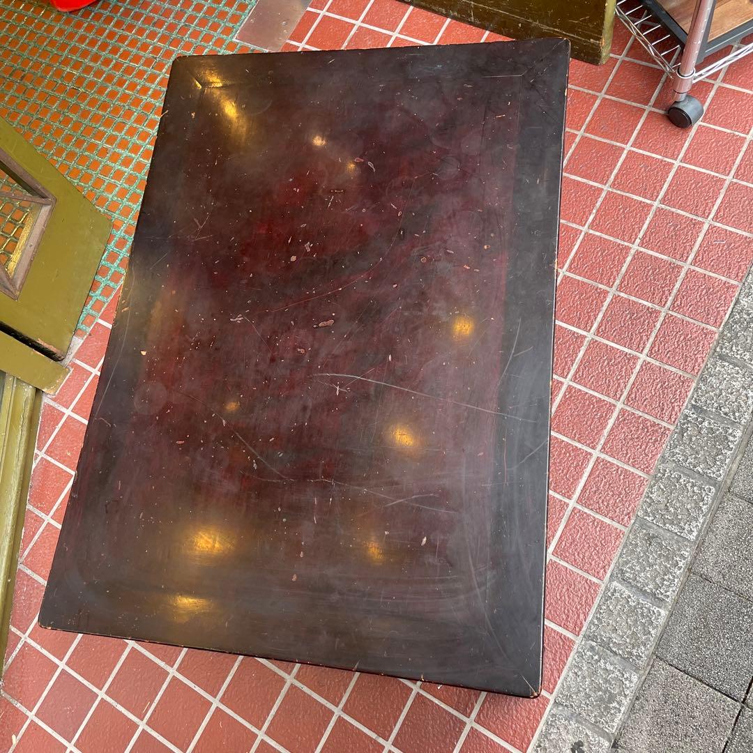 座卓　昭和レトロ　木製高級家具　マルダイ家具