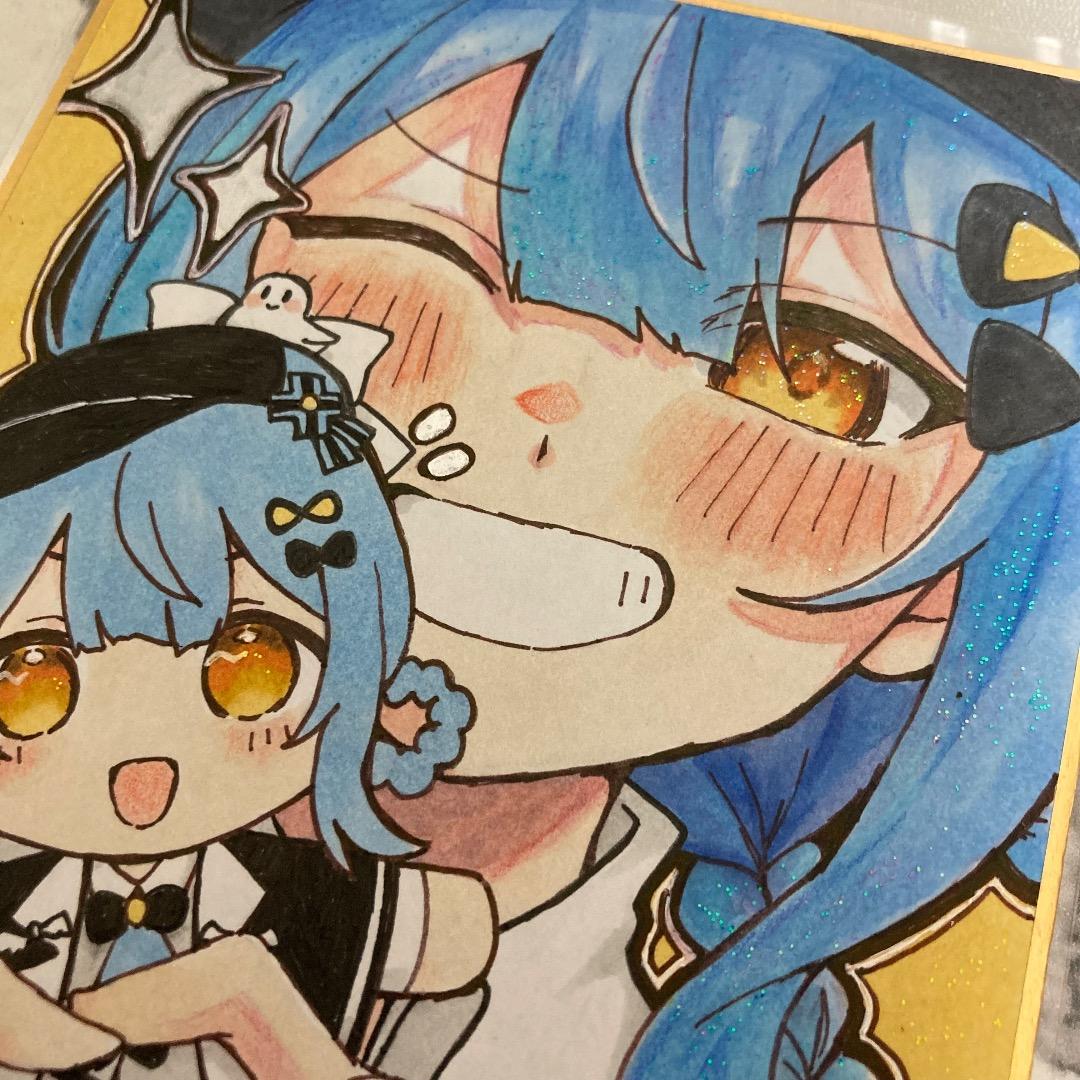 ゆ*ぐ様 魔法少女ノ魔女裁判　まのさば　橘シェリー 　色紙