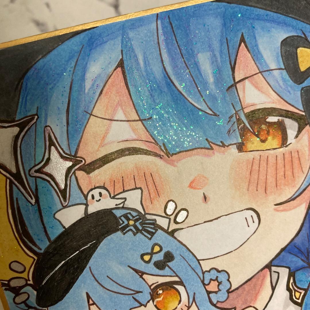ゆ*ぐ様 魔法少女ノ魔女裁判　まのさば　橘シェリー 　色紙