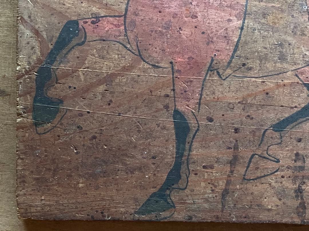 【古式絵馬 大正〜昭和初期頃】民間信仰骨董アンティーク干支丙午競馬開運お守護符