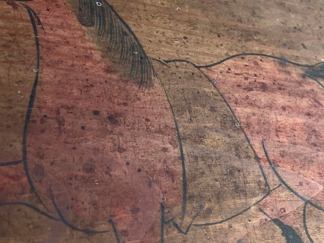 【古式絵馬 大正〜昭和初期頃】民間信仰骨董アンティーク干支丙午競馬開運お守護符