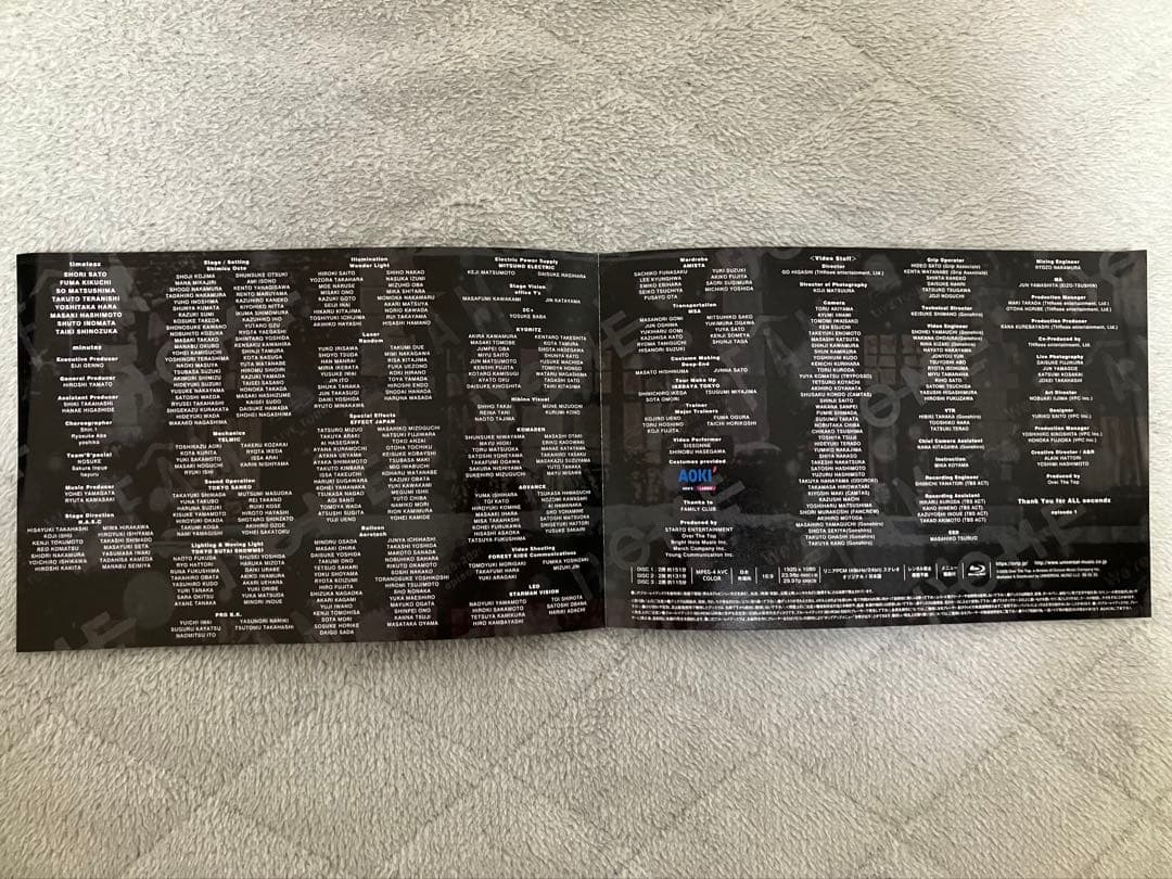 アイドル timelesz LIVE TOUR 2025-2026 Blu-ray