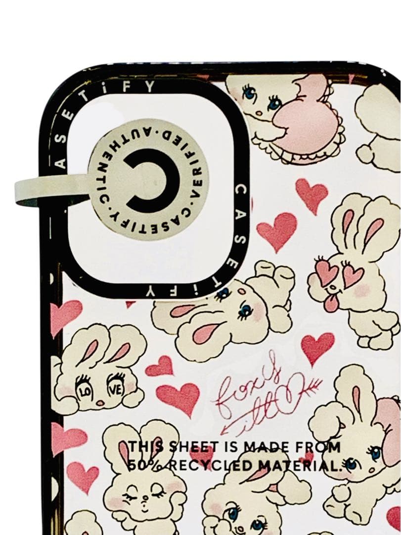 【開封済・未使用】CASETiFY iPhone16 ケース バニー クリア