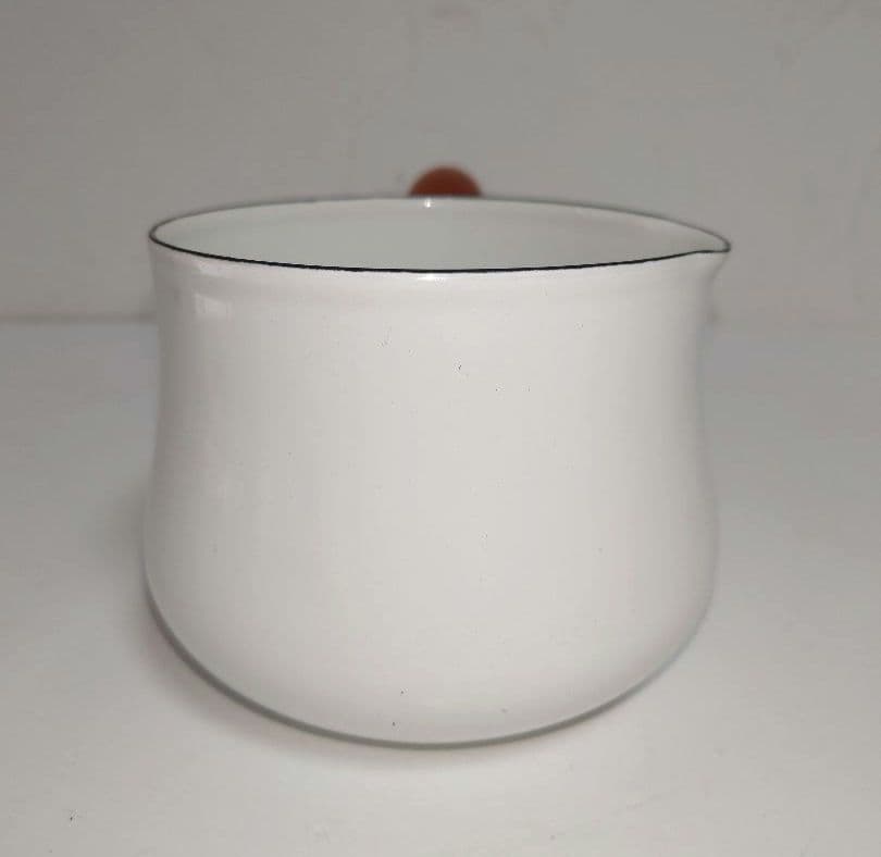 ホーロー鍋 ポット ケトル 未使用ミルクパン アンティーク レトロ 調理器具