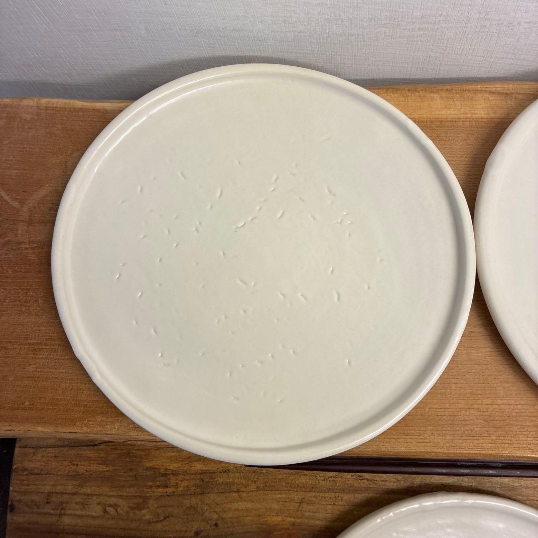 新品　陶器　陶芸作家　プレート皿3枚　301