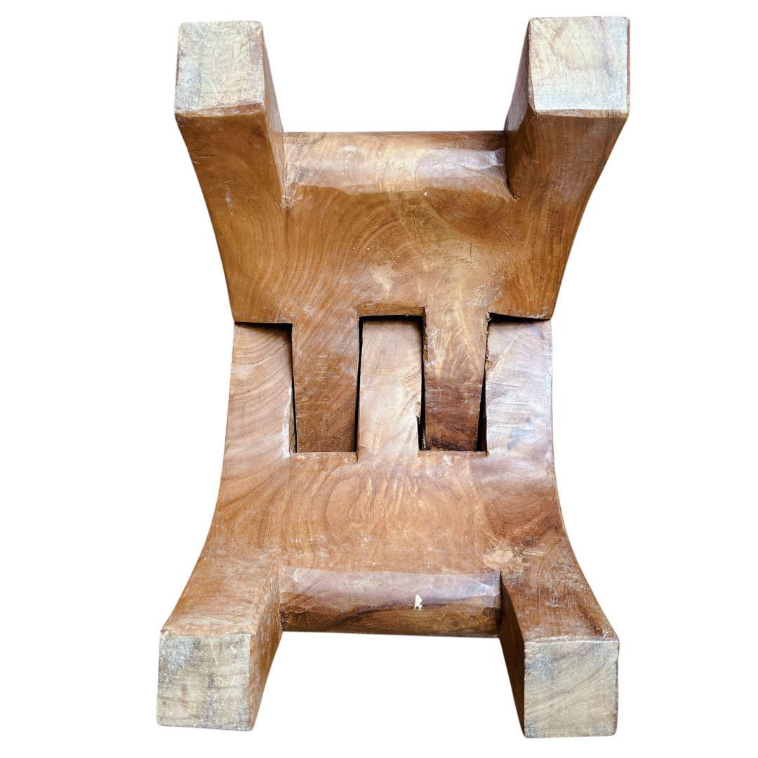 民芸品 折りたたみ ローチェア 椅子 ヴィンテージ レトロ アンティーク②