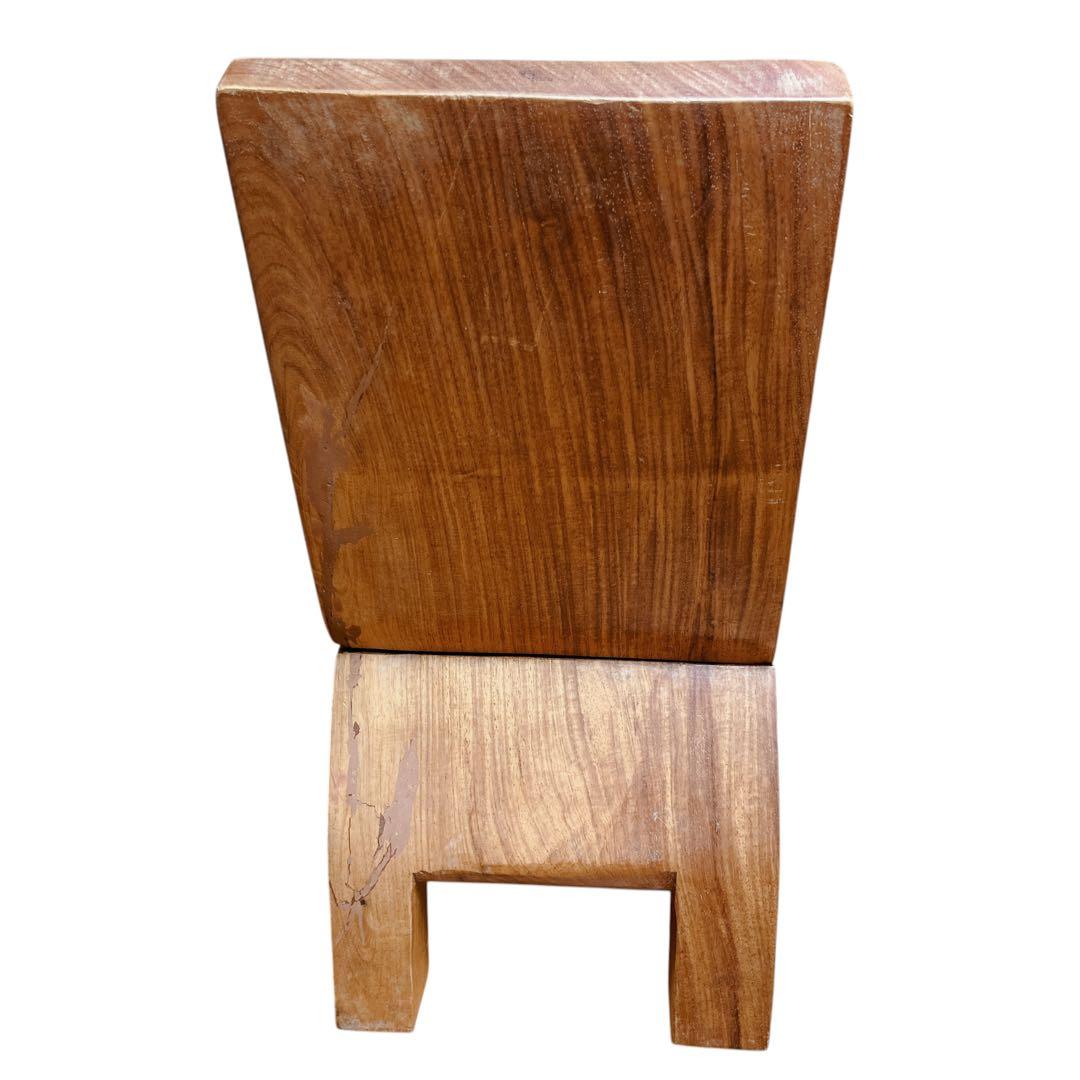 民芸品 折りたたみ ローチェア 椅子 ヴィンテージ レトロ アンティーク②