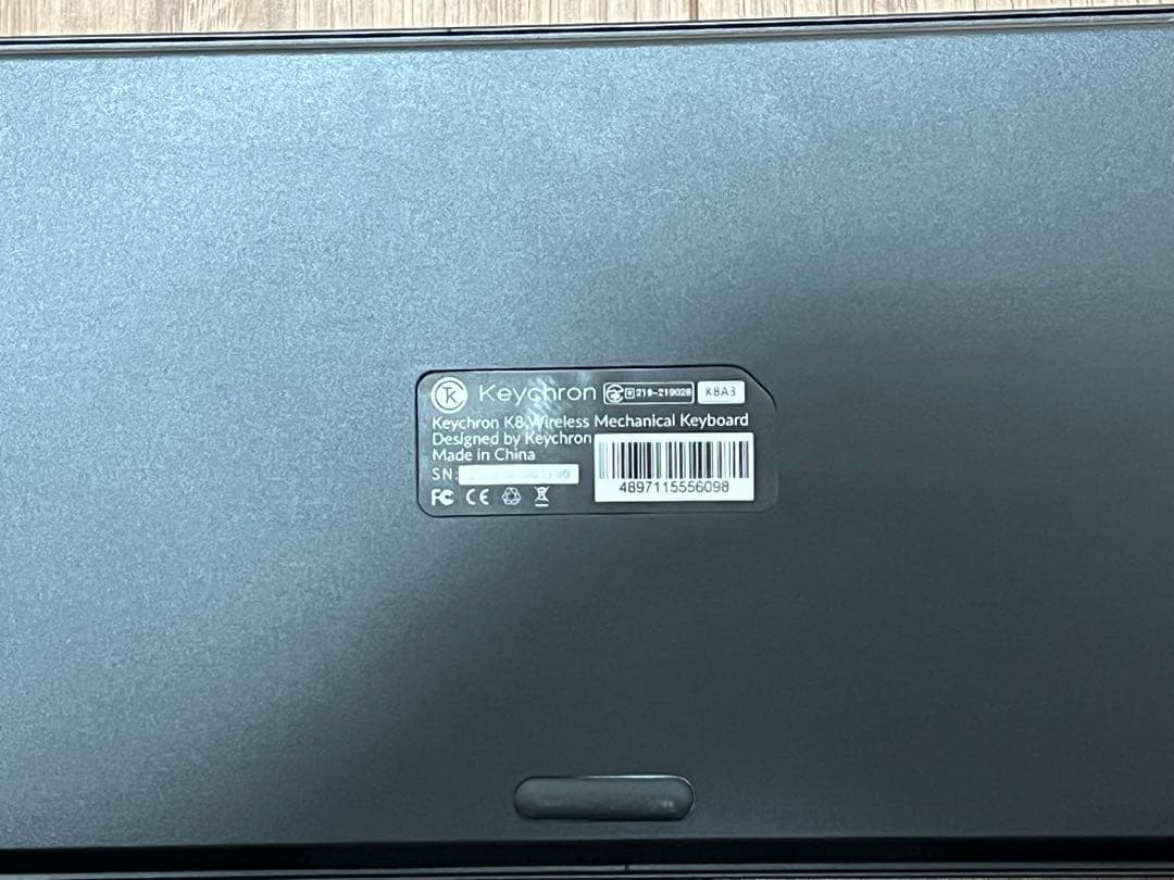 Keychron K8 ワイヤレス メカニカルキーボード　茶軸 US配列