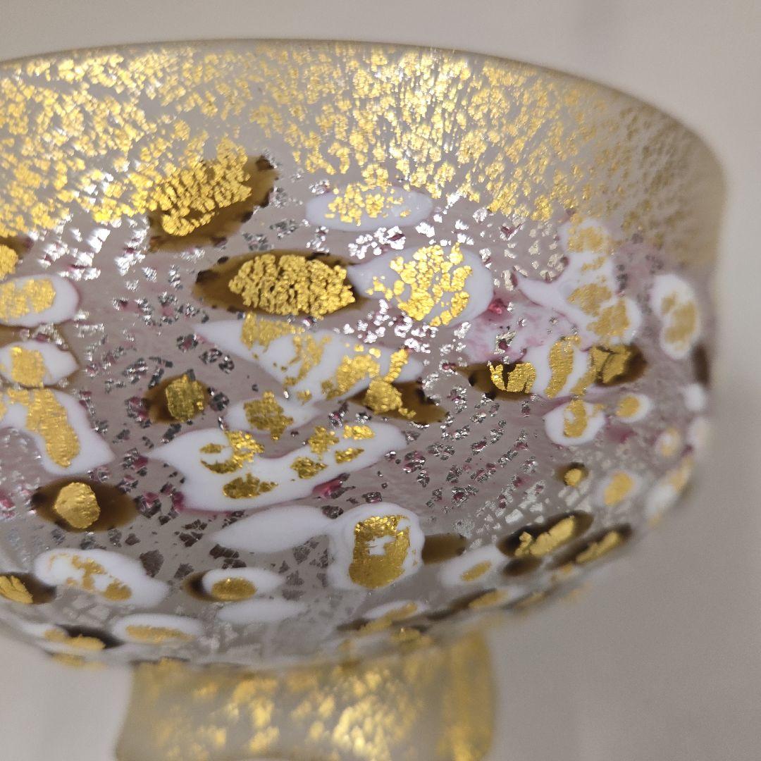 ガラス　抹茶碗　夏茶碗　一品作