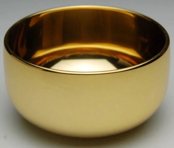 おりん　2.3寸　浄彗リン　本金メッキ加工仕上げ