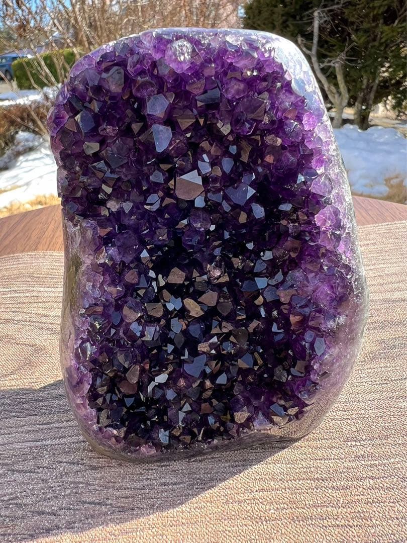 g*ち様 A387 高品質アメジストドーム パワーストーン 紫水晶 天然石 置き