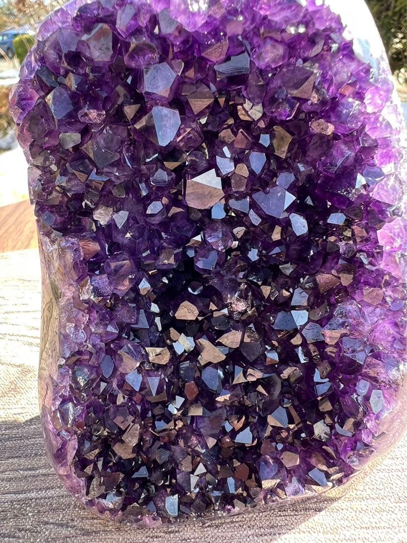 g*ち様 A387 高品質アメジストドーム パワーストーン 紫水晶 天然石 置き