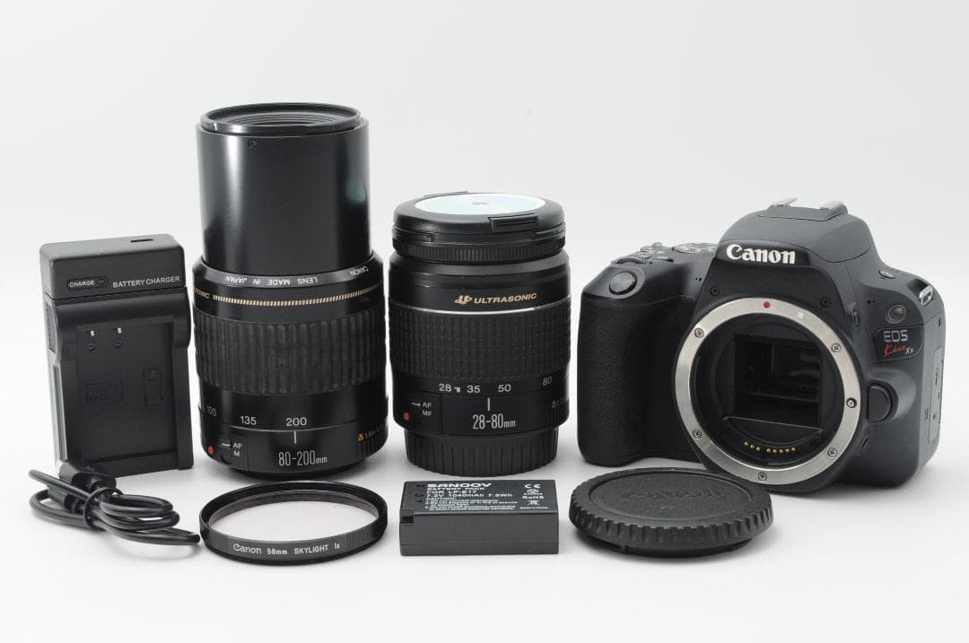 ▲新品級③▲大SALE中▲ Canon EOS Kiss x9 ダブルレンズ