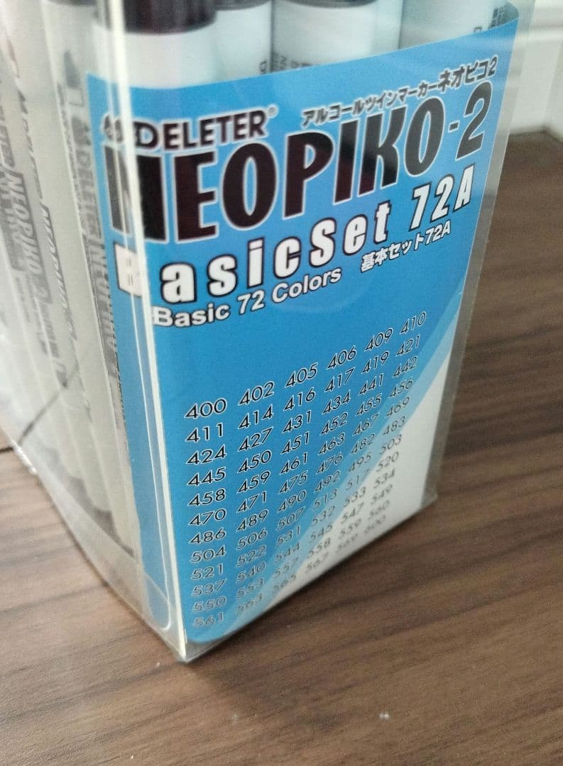 アルコールツインマーカー　ネオピコ2 基本セット72A