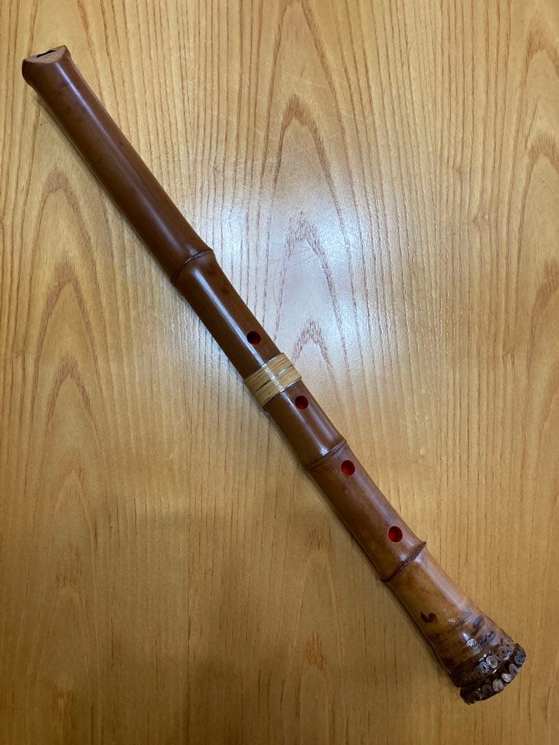 琴古流尺八　陵童銘　一尺八寸管