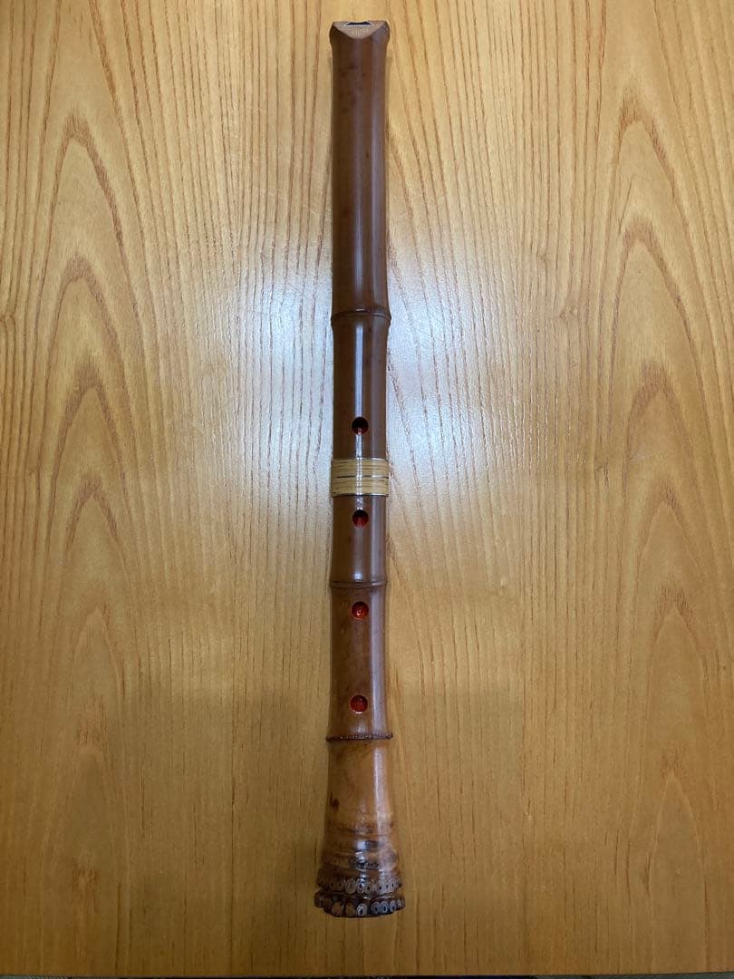琴古流尺八　陵童銘　一尺八寸管