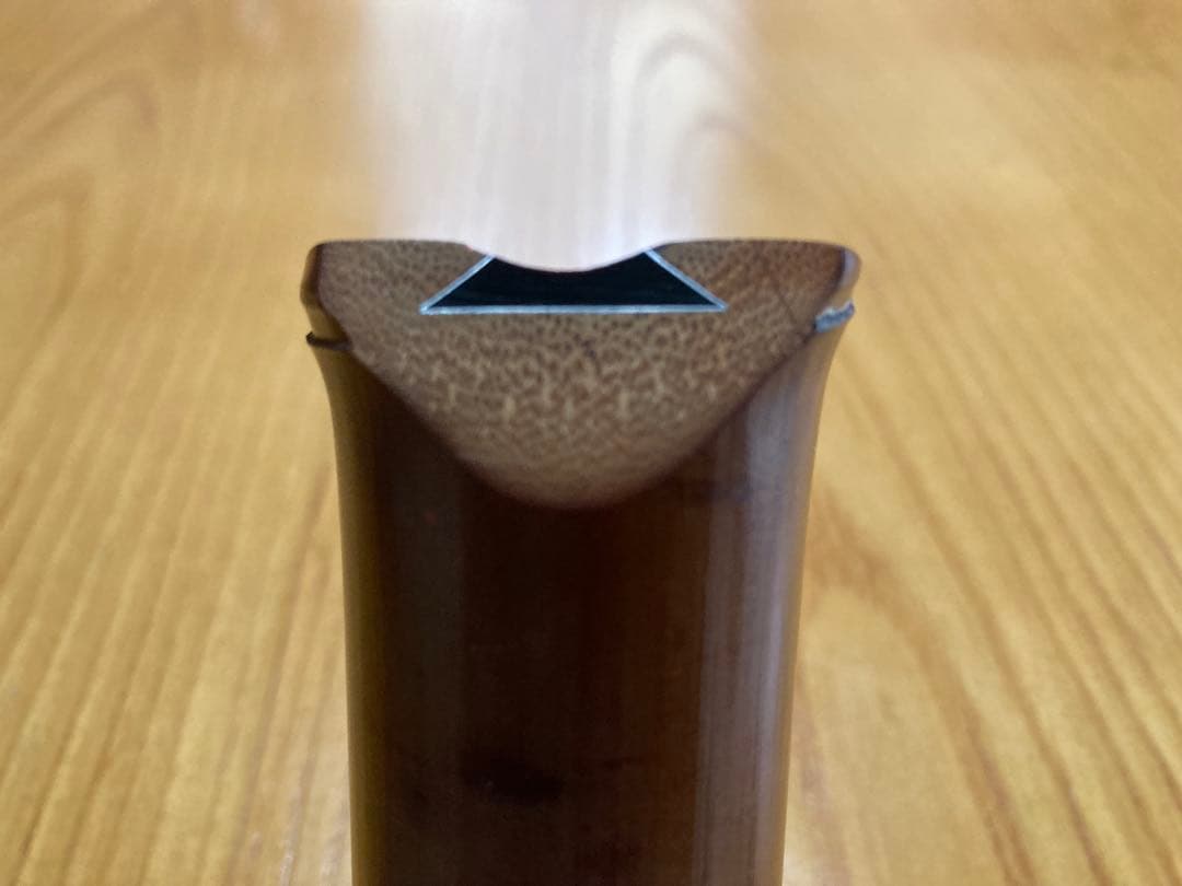 琴古流尺八　陵童銘　一尺八寸管