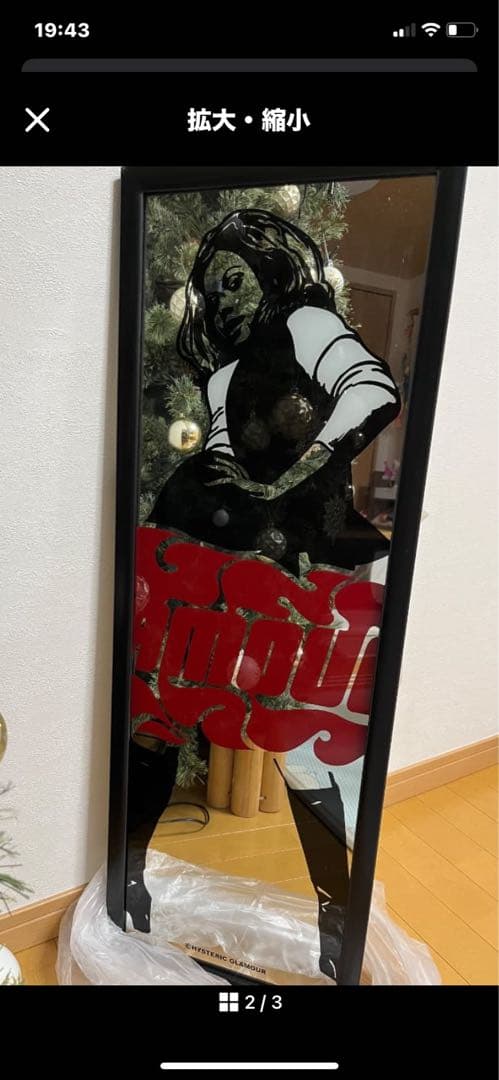ヒステリックグラマースタンドミラー ビクセンガール