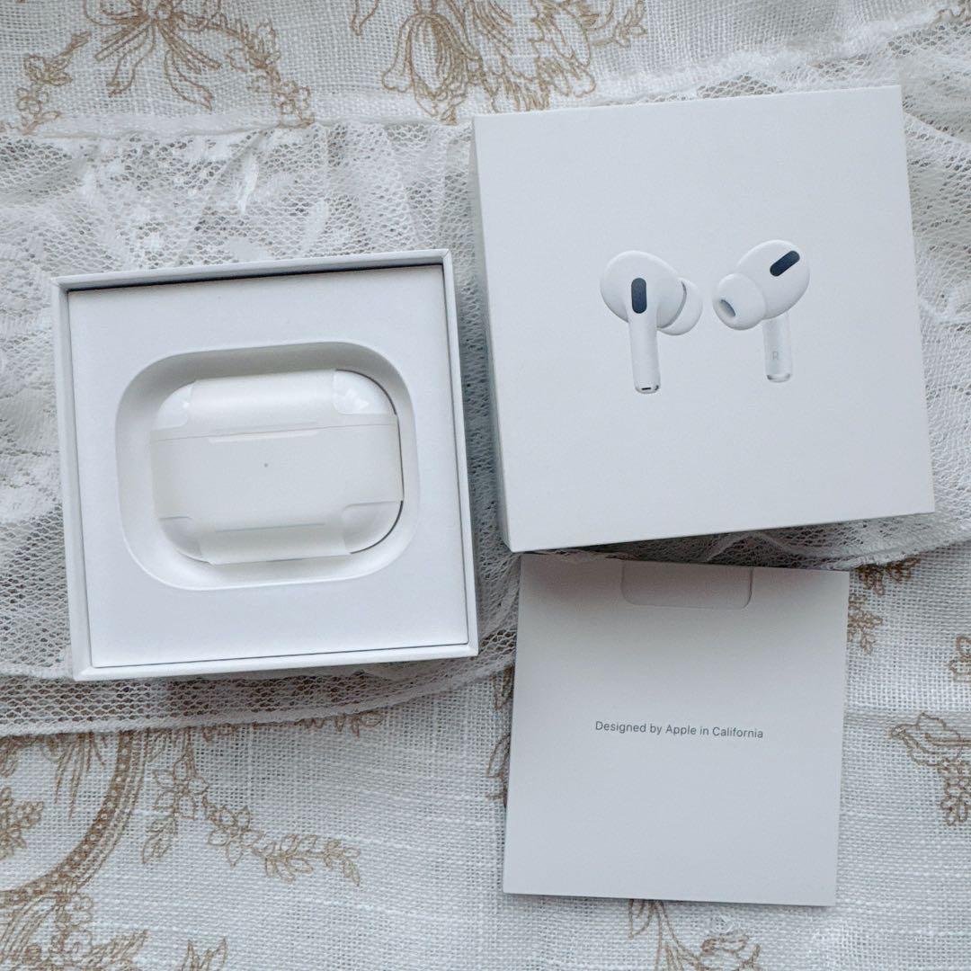 【Apple】AirPods Pro アップル ワイヤレス イヤホン 正常稼働品