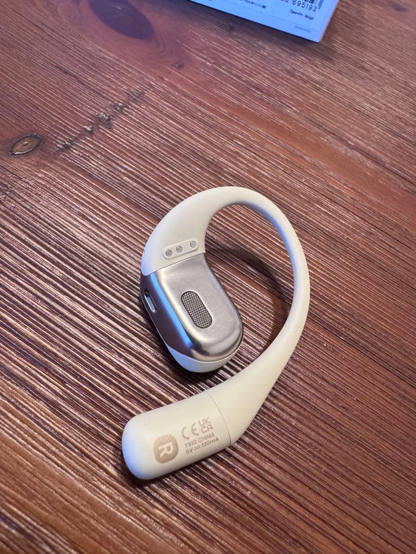 美品　SHOKZ OPENFIT ワイヤレスイヤホン ベージュ