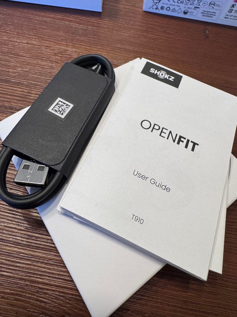 美品　SHOKZ OPENFIT ワイヤレスイヤホン ベージュ