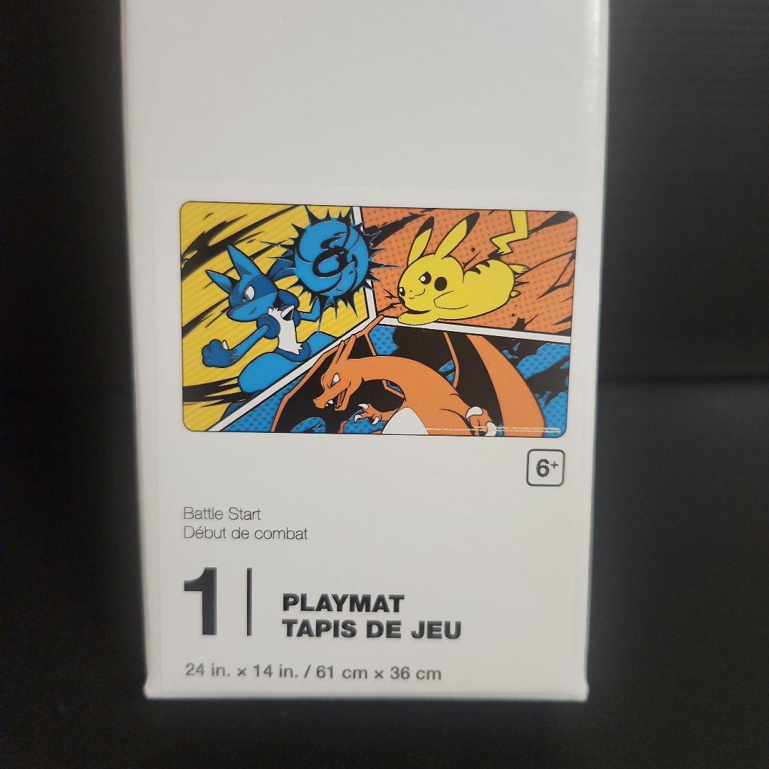 海外ポケモンセンター　サプライ　ピカチュウ　リザードン　ルカリオ　プレイマット