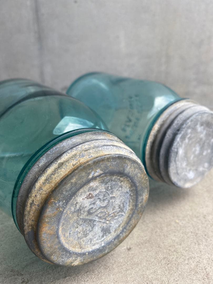 【廃盤】Mason Jar メイソンジャー セット ガラスジャー 花瓶 ガラス瓶