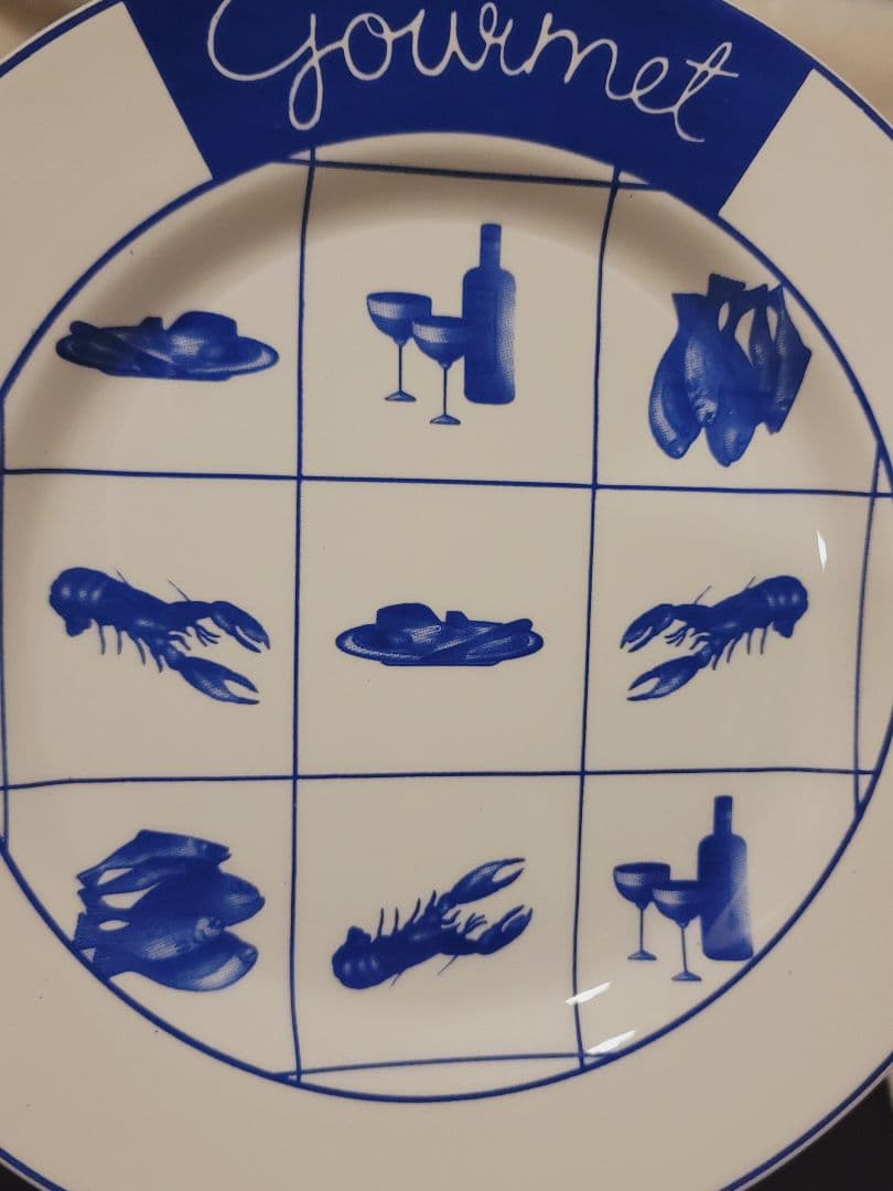 イタリア Quadrifoglio(クアドリフォリオ) 皿 26cm 3枚 レア