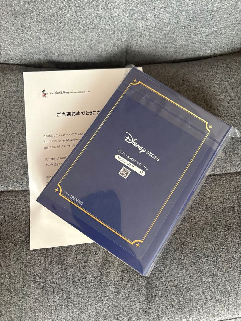 【新品未開封】ディズニー ユニベアシティ 15周年記念 ブック型小物入れ