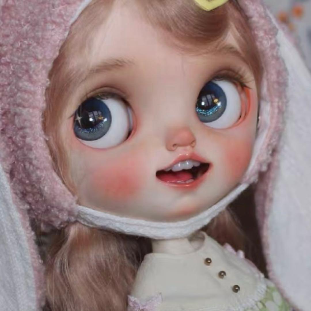 作家様カスタムブライス かわいい 人形 カスタムドール 笑顔 元気
