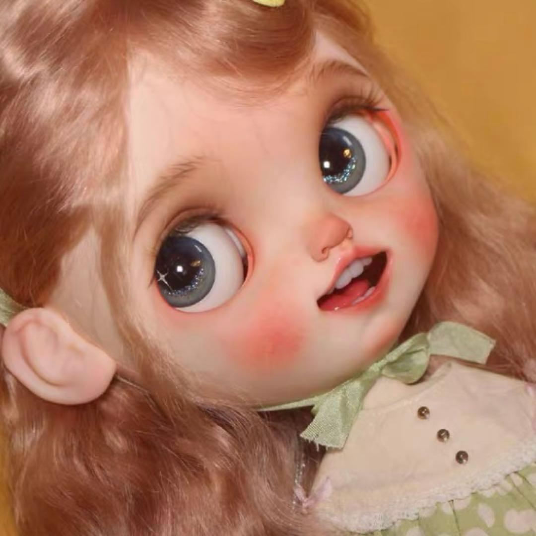 作家様カスタムブライス かわいい 人形 カスタムドール 笑顔 元気