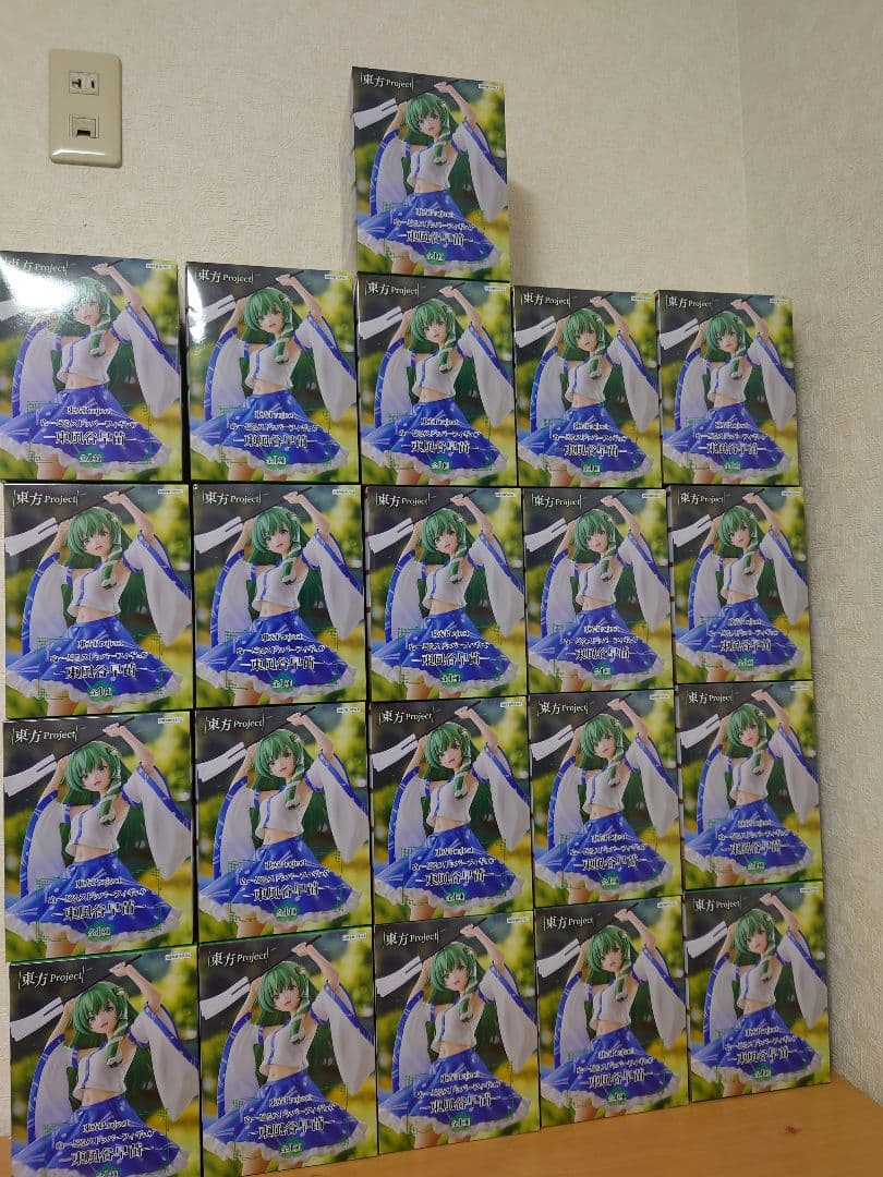 東方Project　東風谷早苗　ぬーどるストッパー　21個