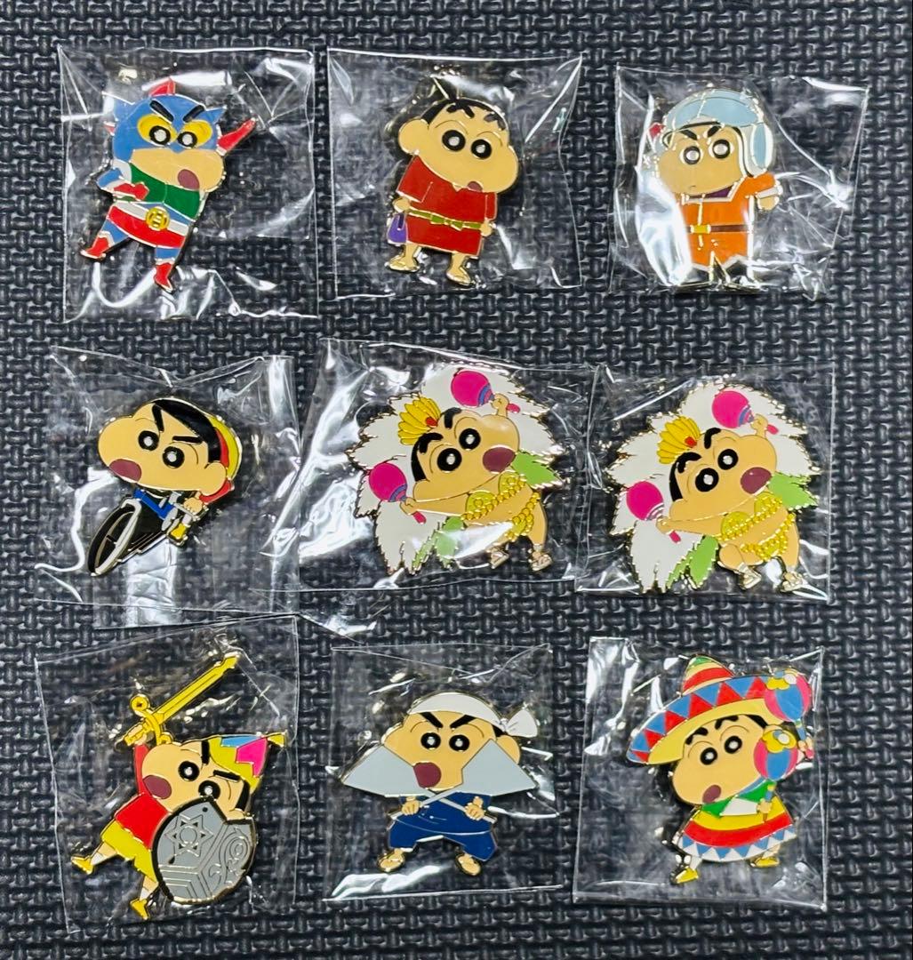 クレヨンしんちゃん ピンバッジ まとめ売りセット