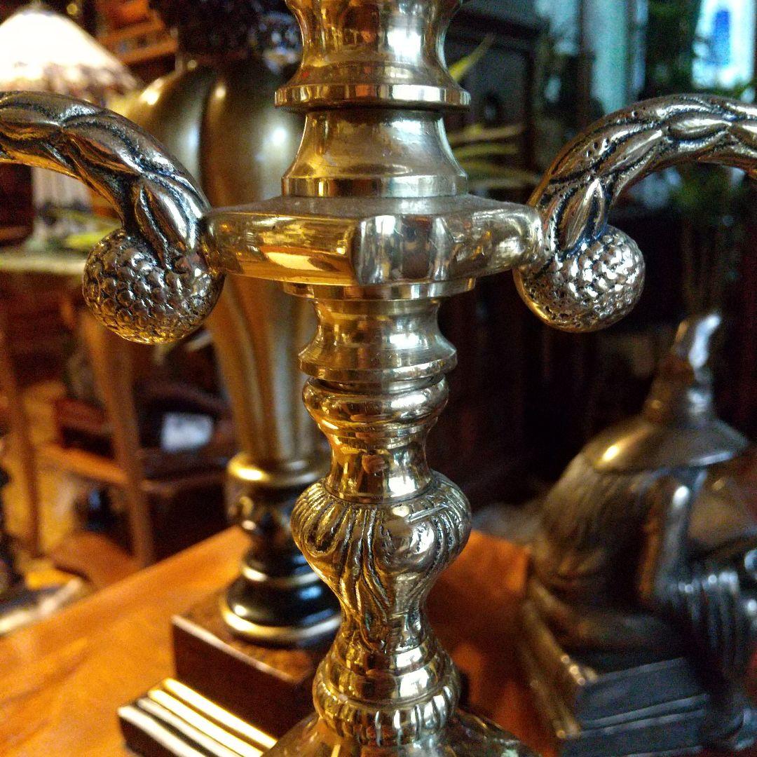 キャンドル立て 大型 ３灯 立て イタリア製 真鍮製 貴重品