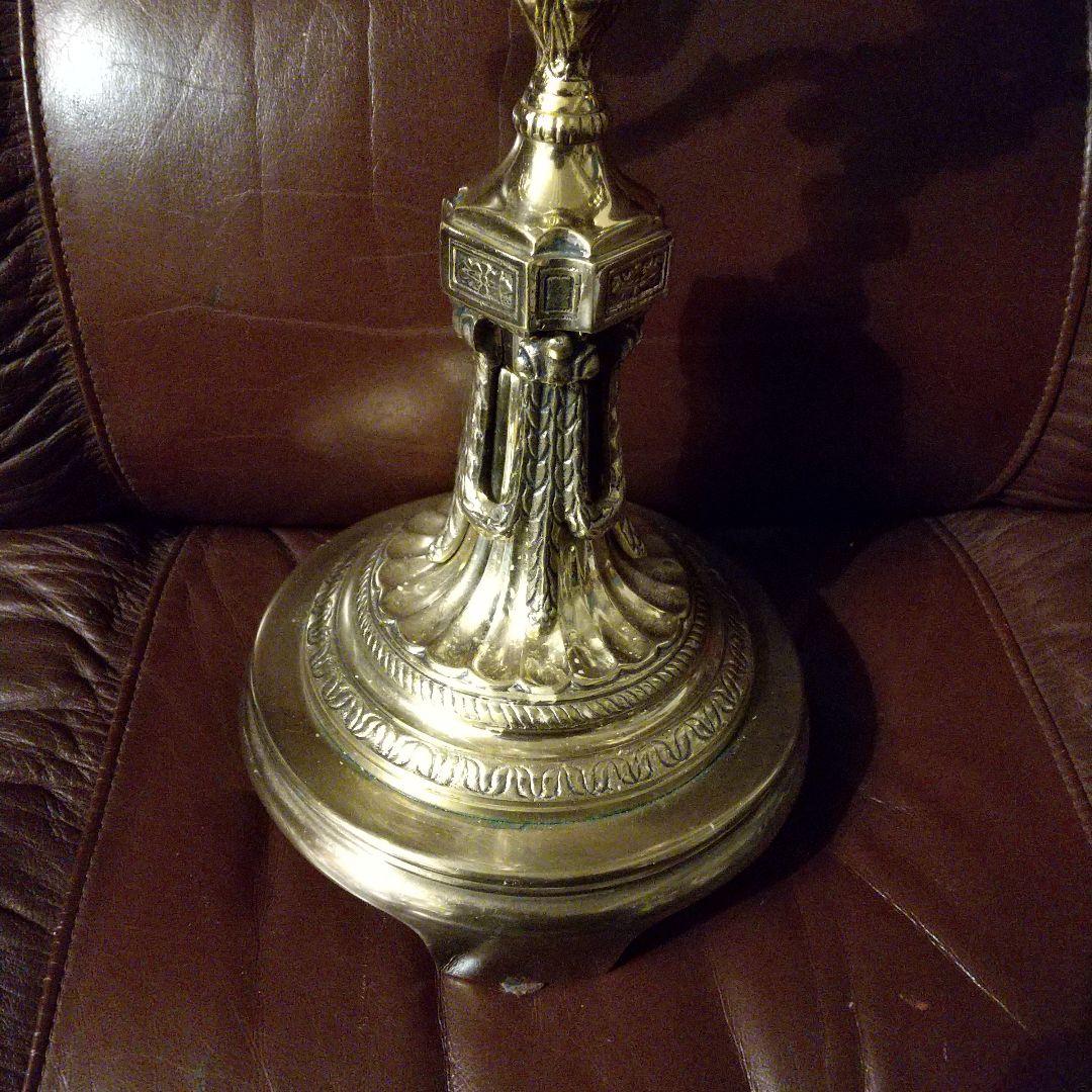 キャンドル立て 大型 ３灯 立て イタリア製 真鍮製 貴重品