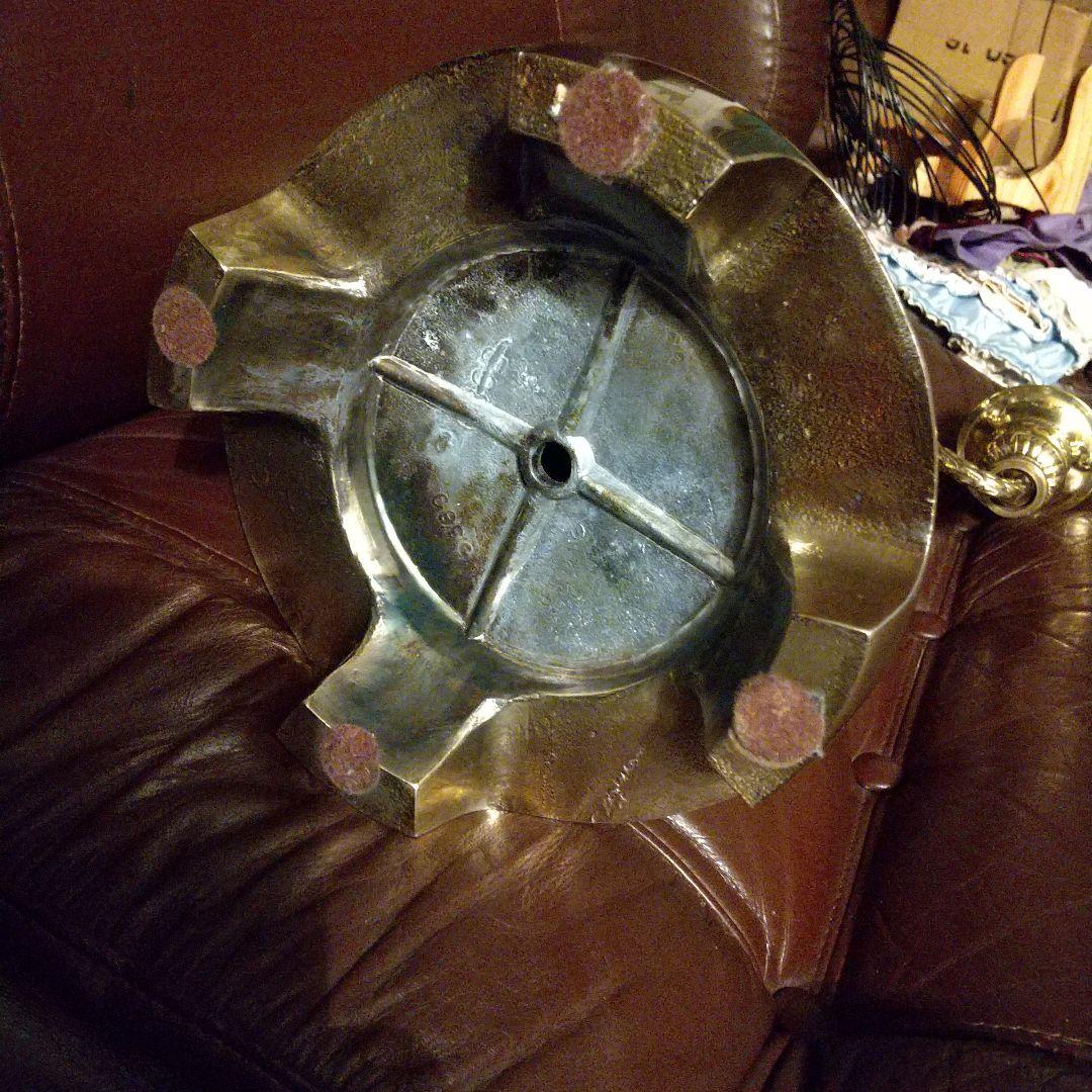 キャンドル立て 大型 ３灯 立て イタリア製 真鍮製 貴重品