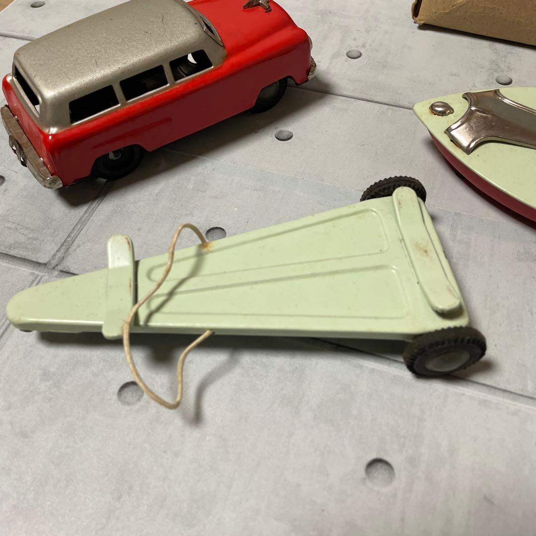 ブリキステーションワゴンボートトレーラー