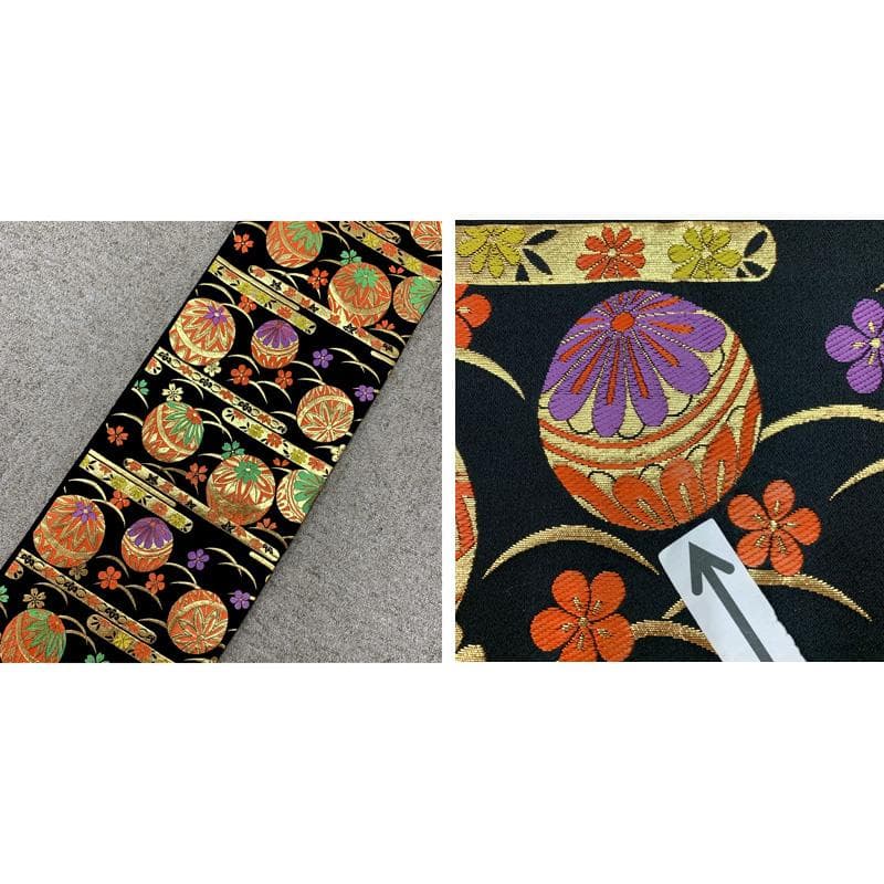 512ag61□七五三 七歳 女児 着物&袋帯&長襦袢 金彩 亀甲 メロン色□