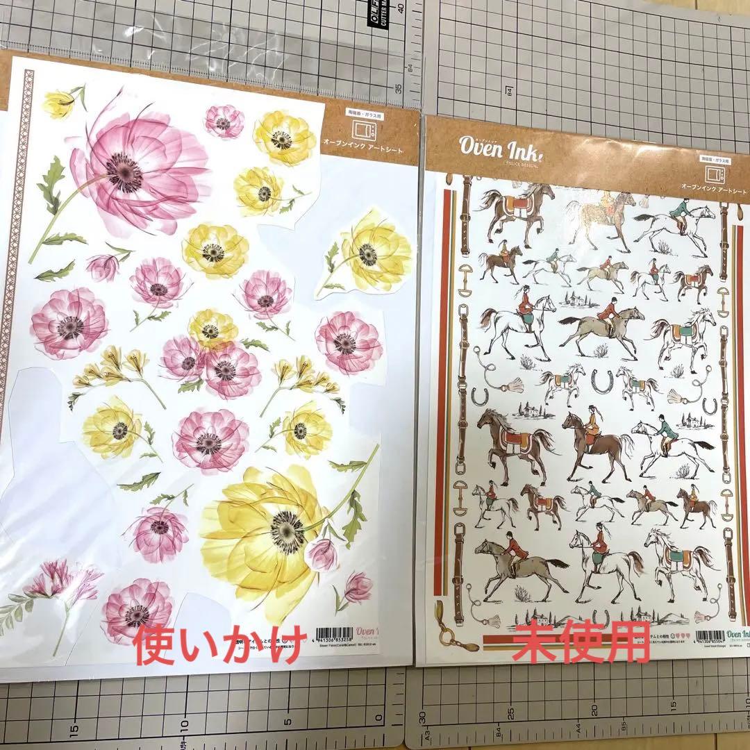 オーブンインク 簡単  ポーセリン アートシート