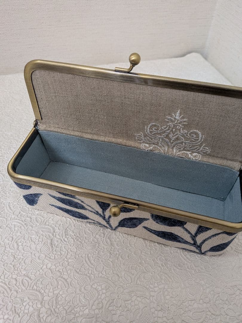 カルトナージュ　お道具箱とがま口BOXの2点セットでお得　モリスローズヒップ