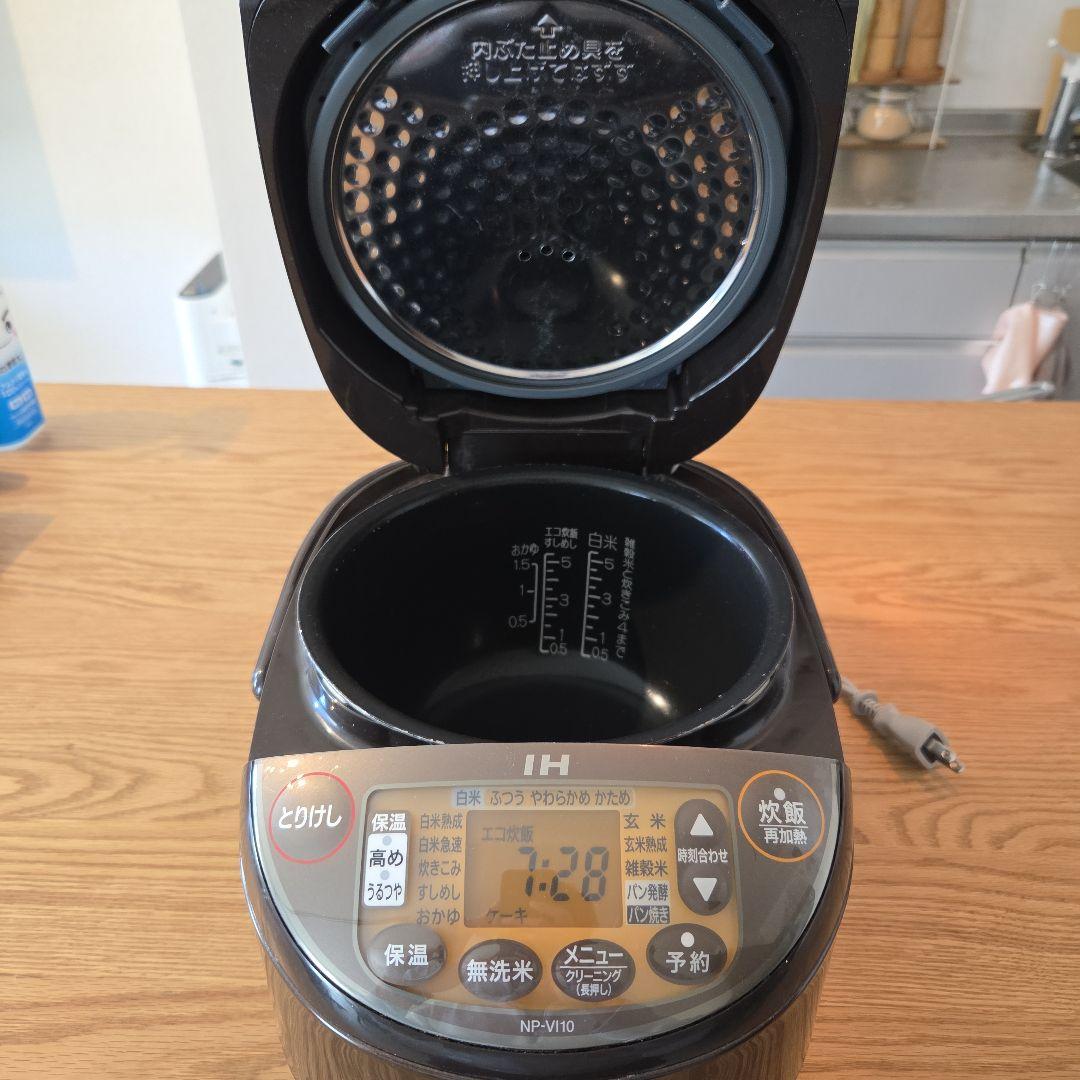 象印　IH炊飯器 NP-V10 無洗米対応