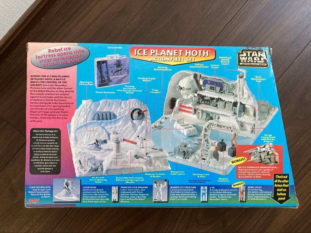スターウォーズ　アクションフリートプレイセット　アイスプラネットホス　マイクロ