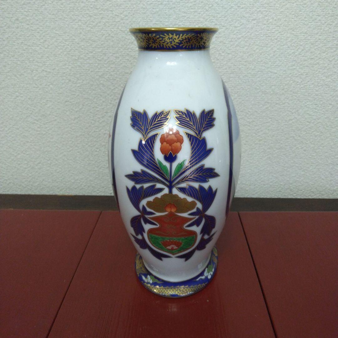 （値下げ）香蘭社　南蛮船　花瓶　花器和蘭陀人　南蛮渡来　オランダ船　未使用　美品