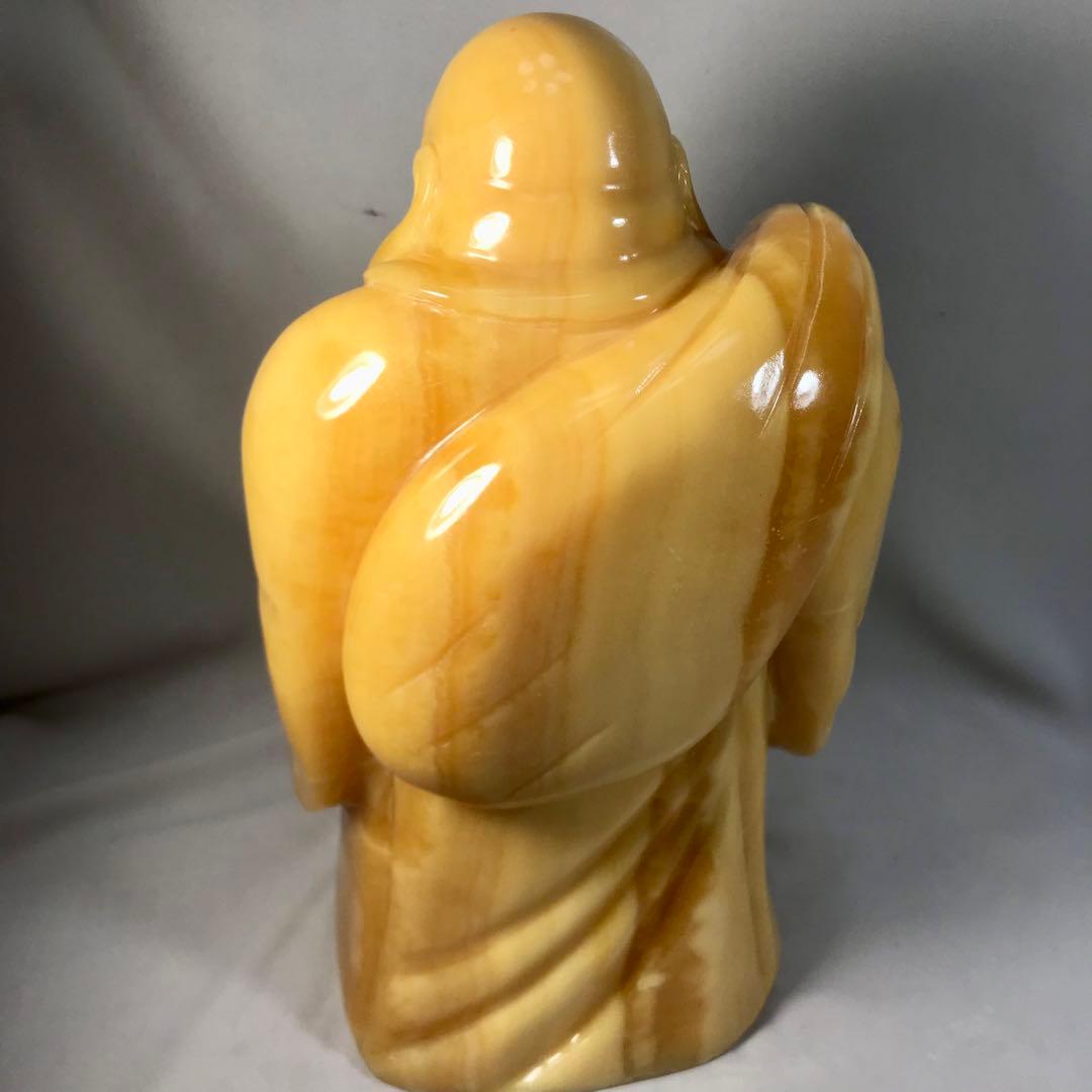 金運招来　金運　布袋様　天然石　オニックス　縁起物　インテリア　未使用　特大