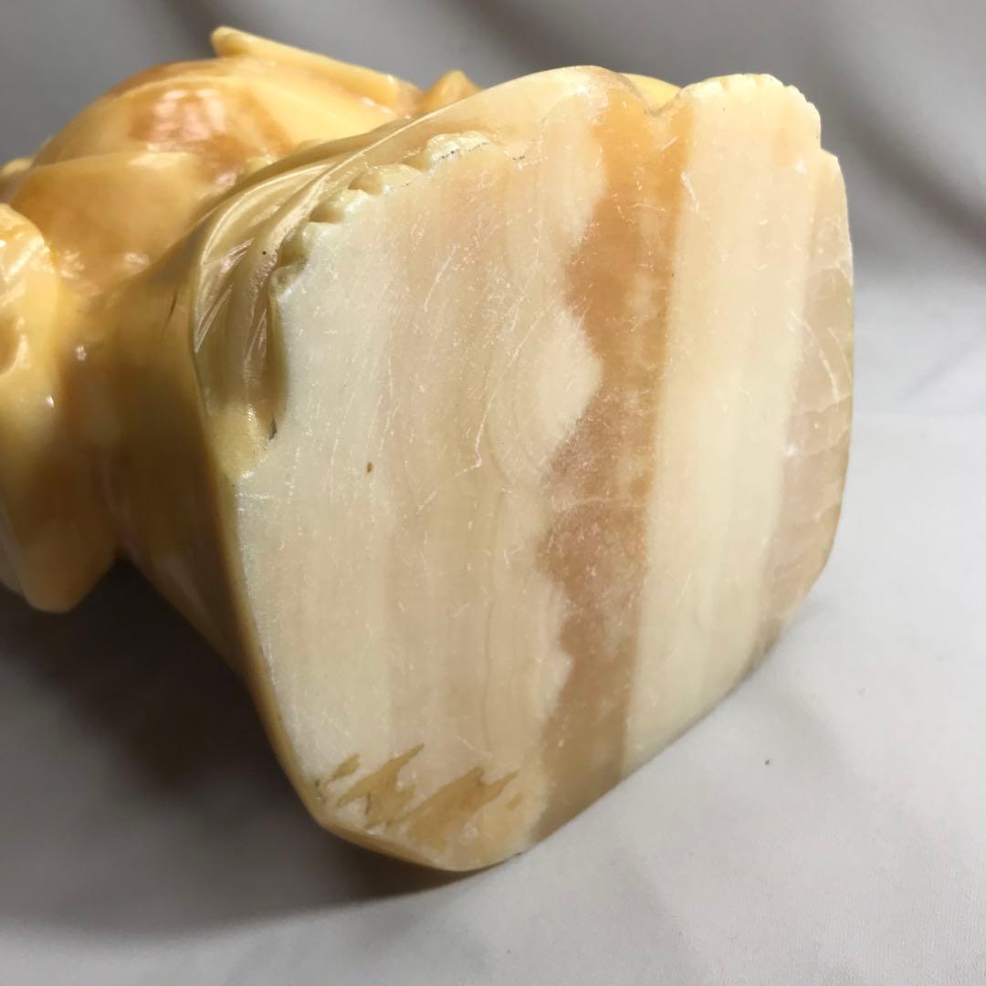 金運招来　金運　布袋様　天然石　オニックス　縁起物　インテリア　未使用　特大