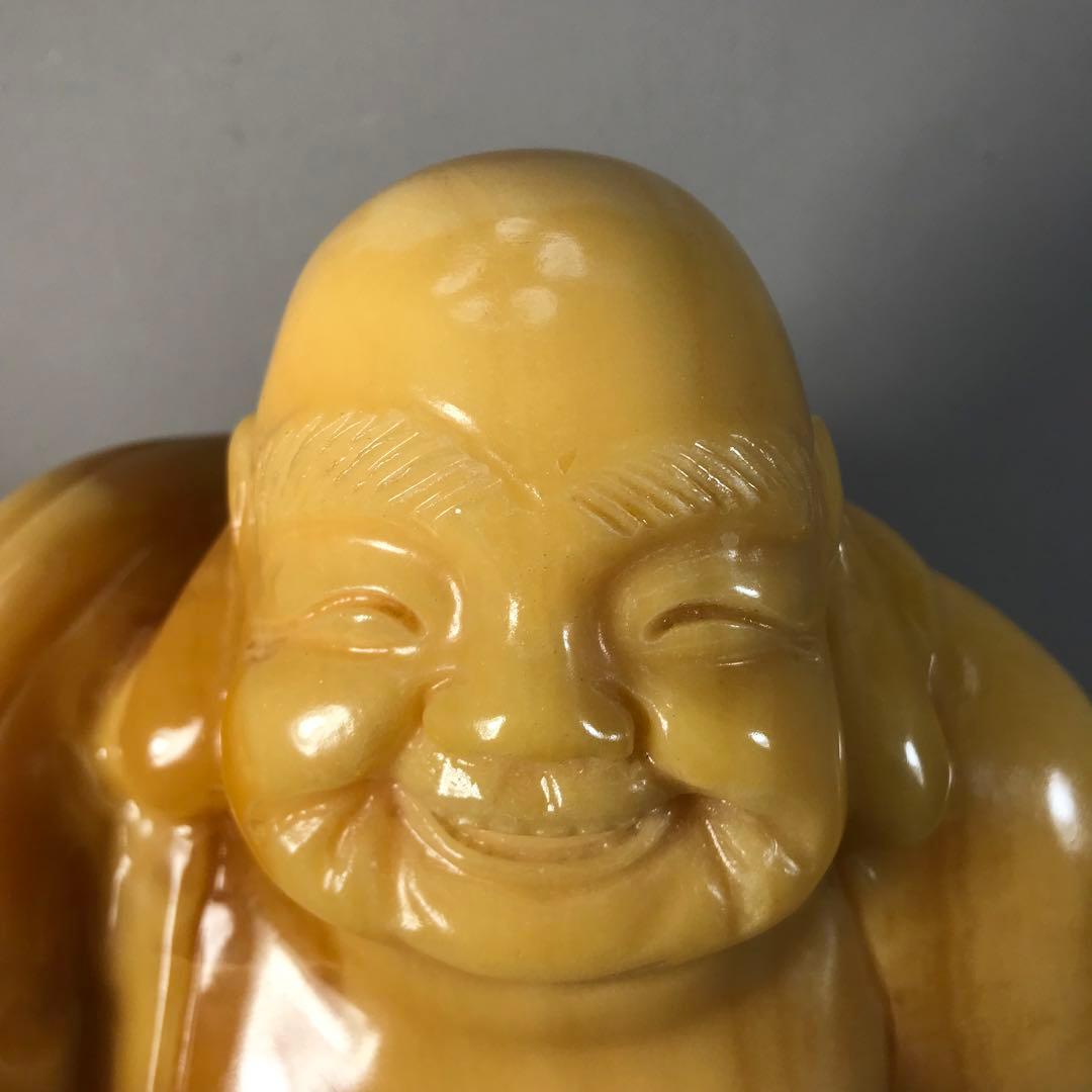 金運招来　金運　布袋様　天然石　オニックス　縁起物　インテリア　未使用　特大