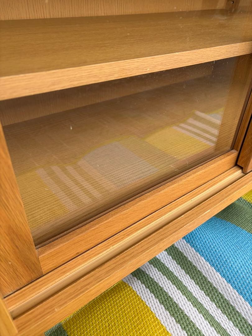 無印良品　食器棚　引き戸　キャビネット