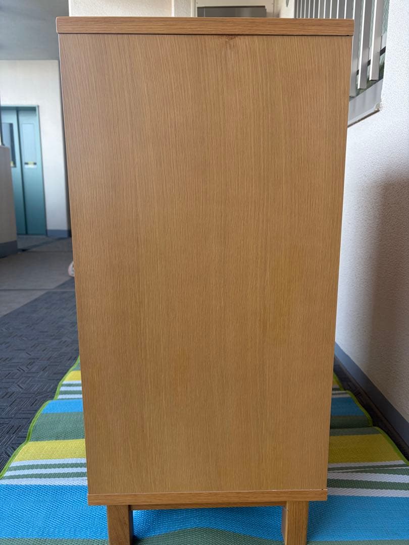 無印良品　食器棚　引き戸　キャビネット