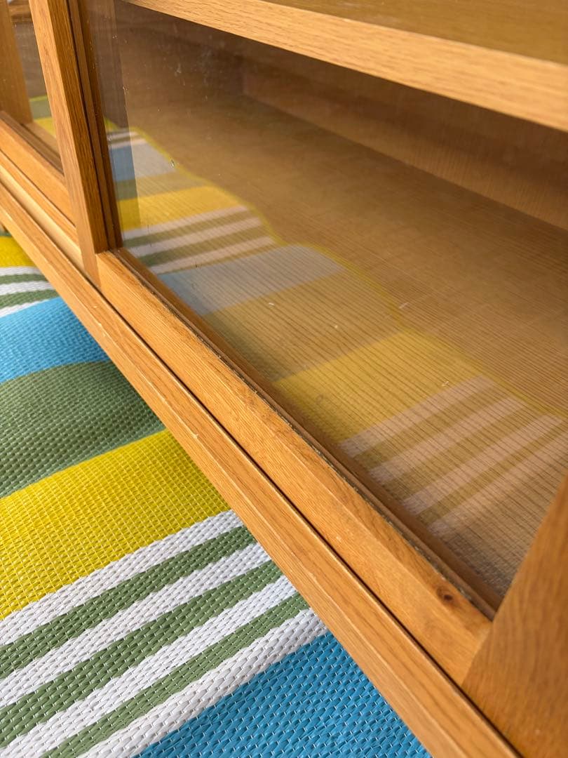 無印良品　食器棚　引き戸　キャビネット