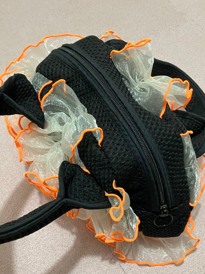 仕立て屋pote 丸型フリルバッグ